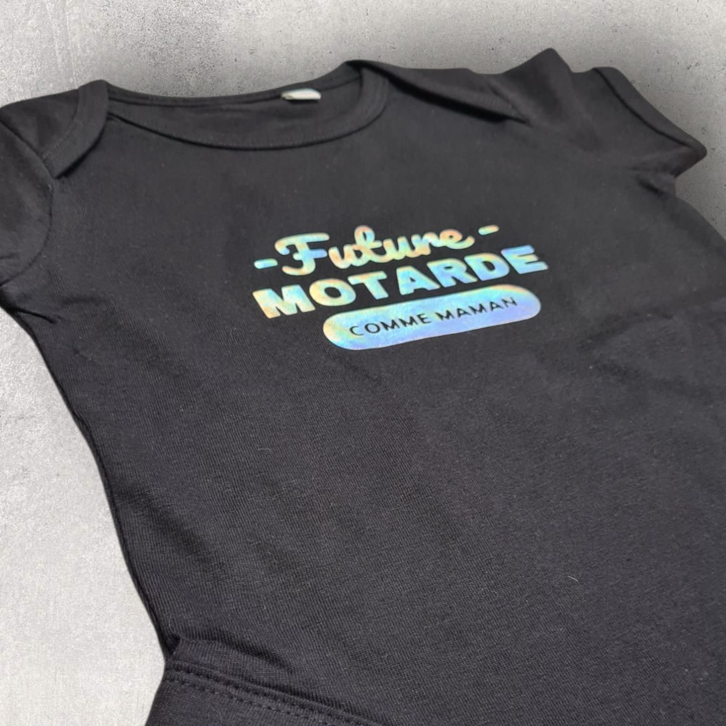 Body bébé fille " Future motarde comme maman "