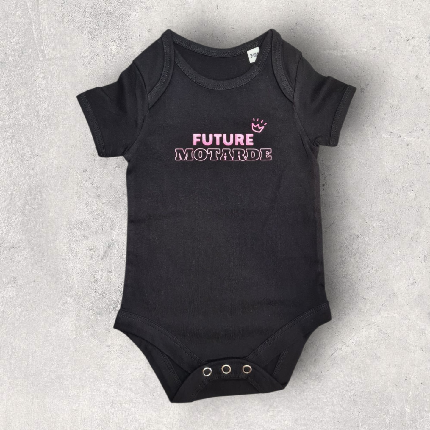 Body bébé fille " Future motarde "