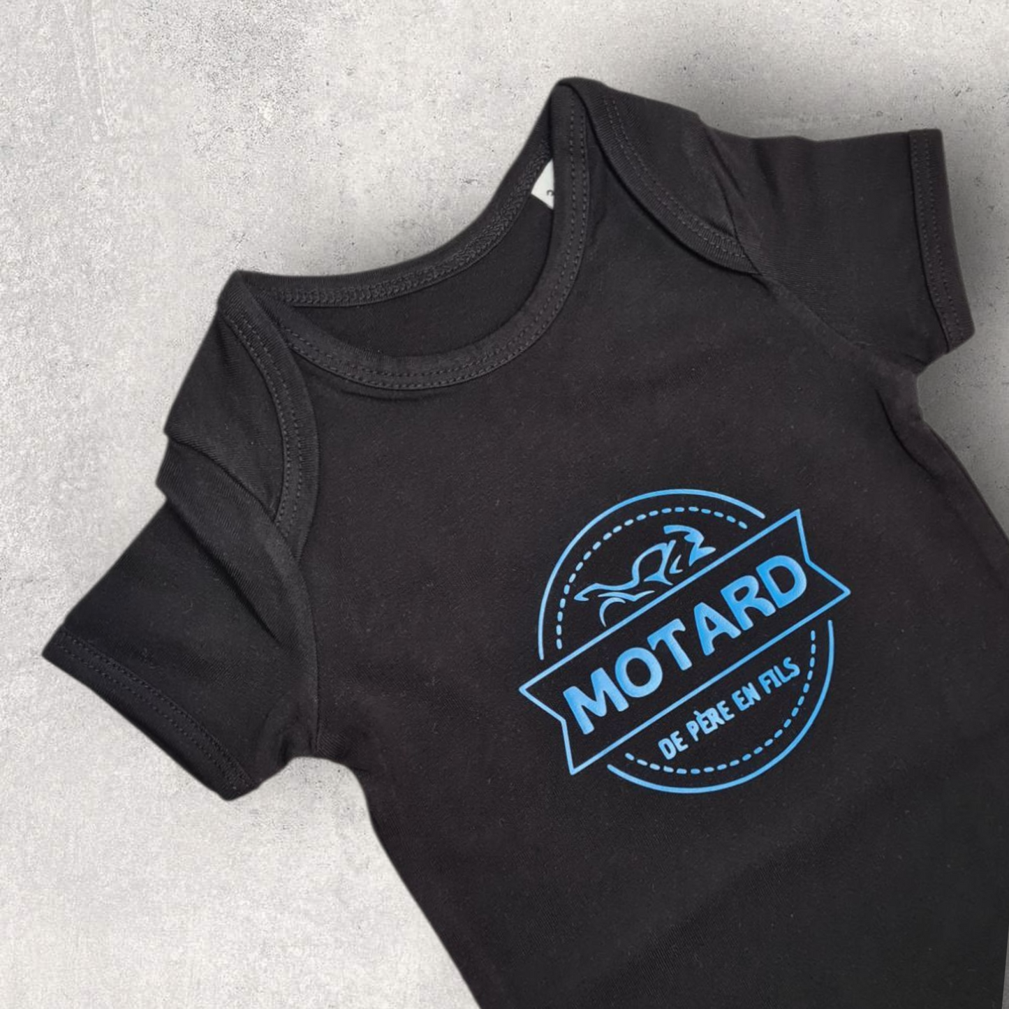 Body bébé garçon " Motard de père en fils "