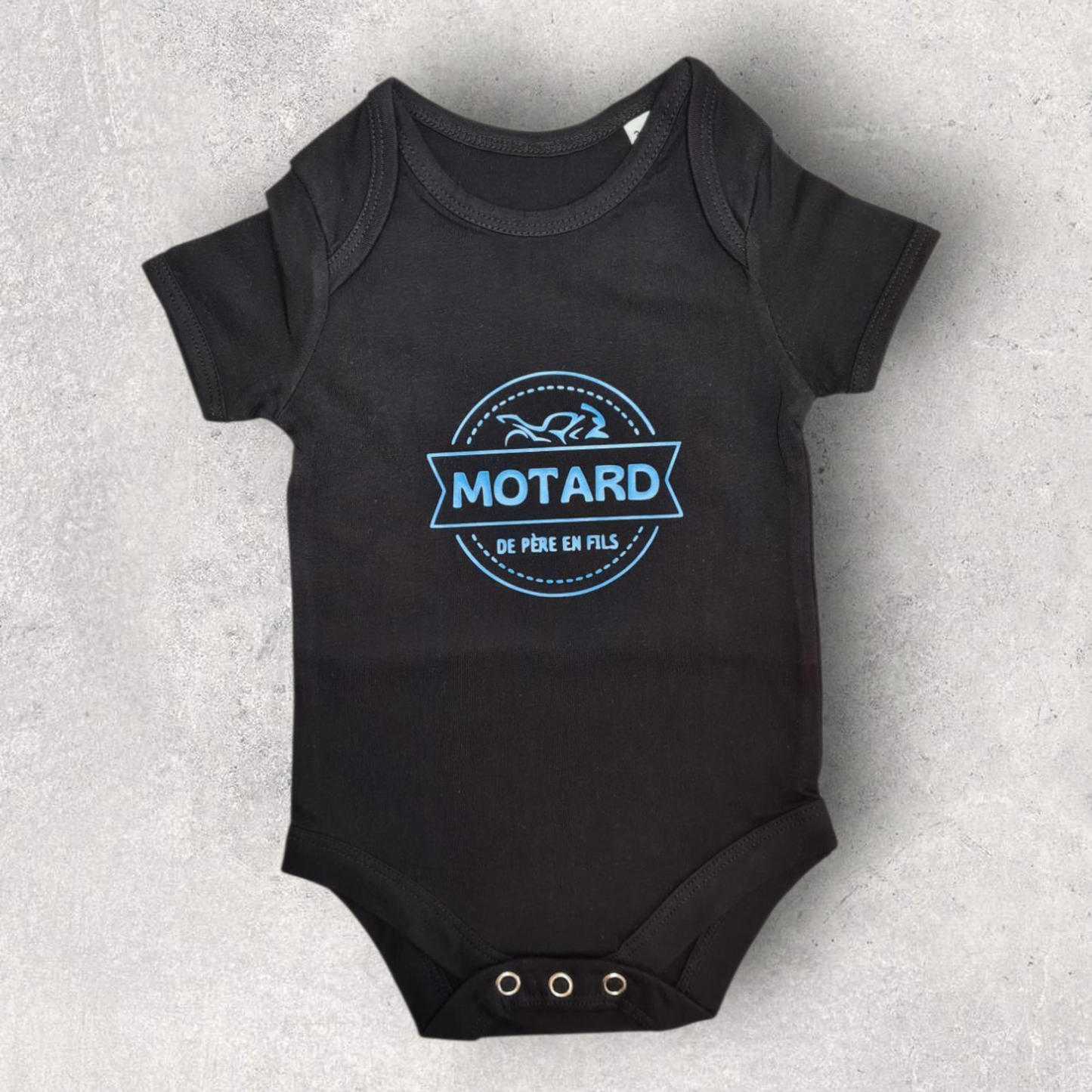 Body bébé garçon " Motard de père en fils "