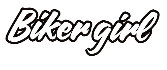 Stickers pour motarde " Biker girl "