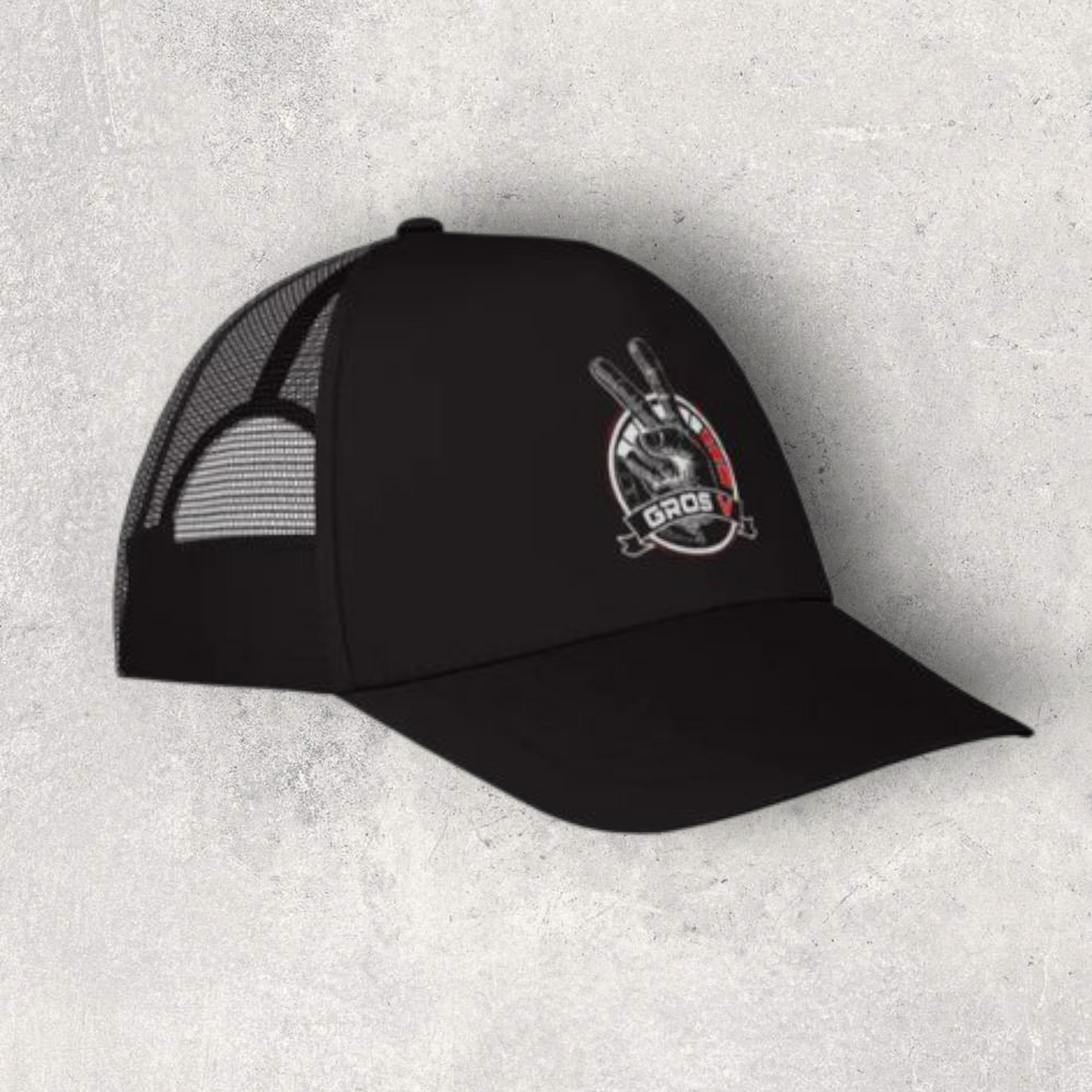 Casquette pour motard " Gros V " By Evasiontime