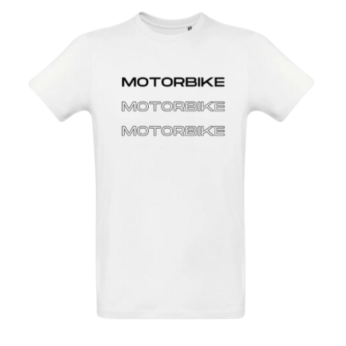 T-shirt motard blanc