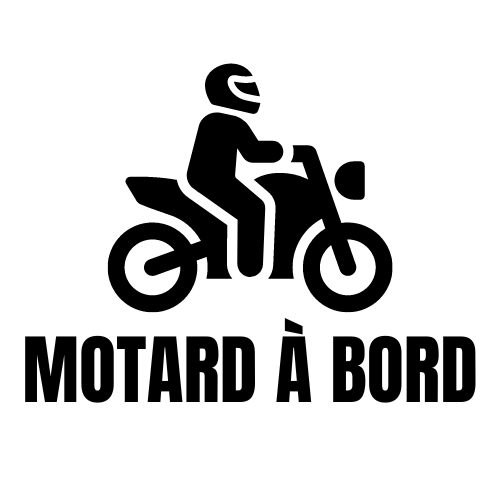 Stickers " Motard à bord "