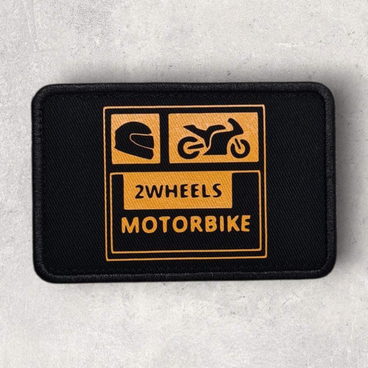 Patch amovible " 2wheels motorbike "