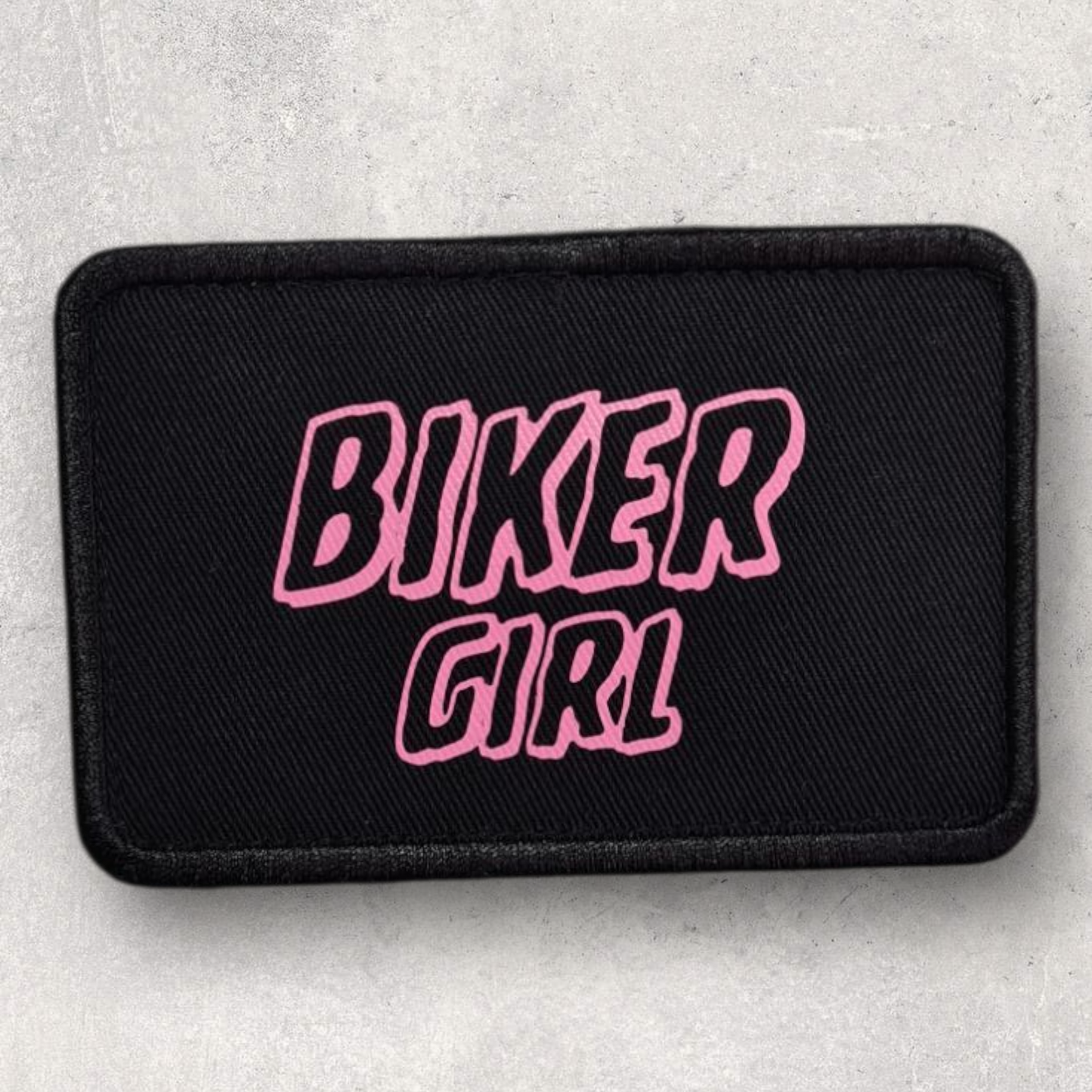 Patch amovible " Biker girl "