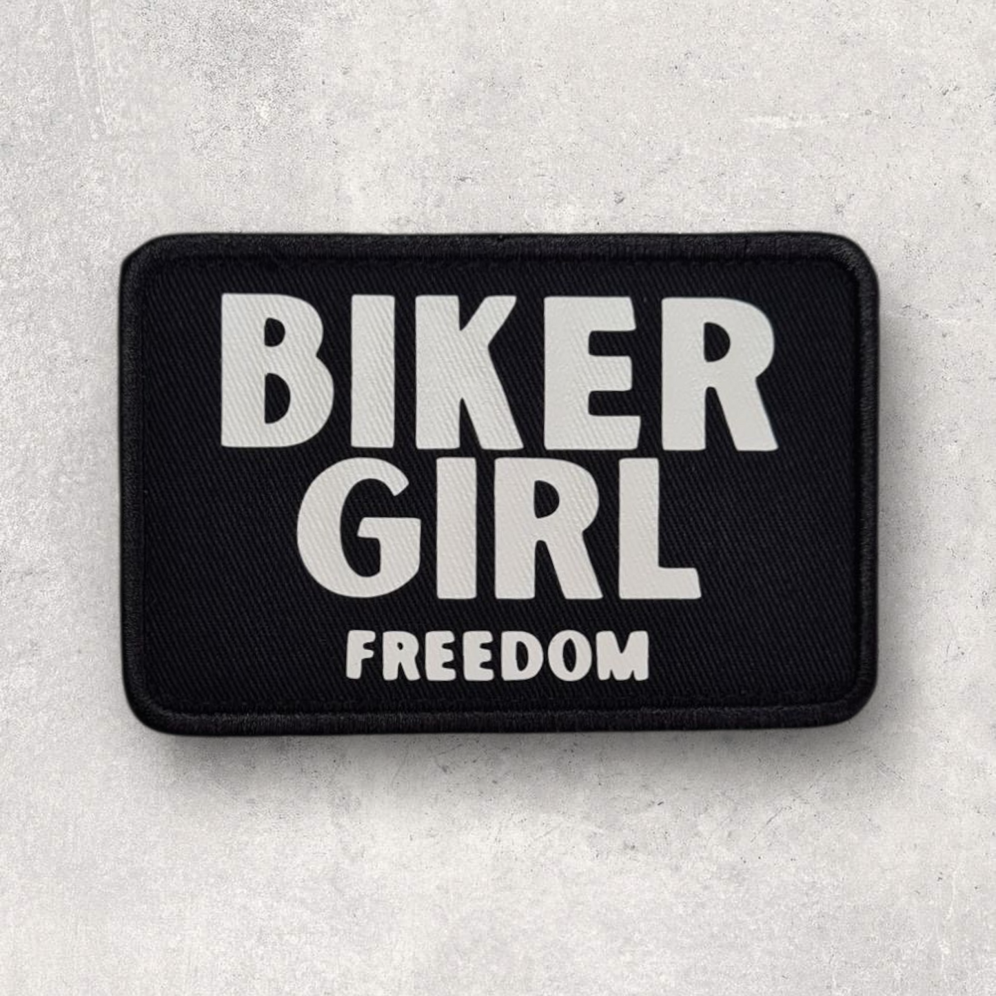 Patch amovible " Biker girl freedom "