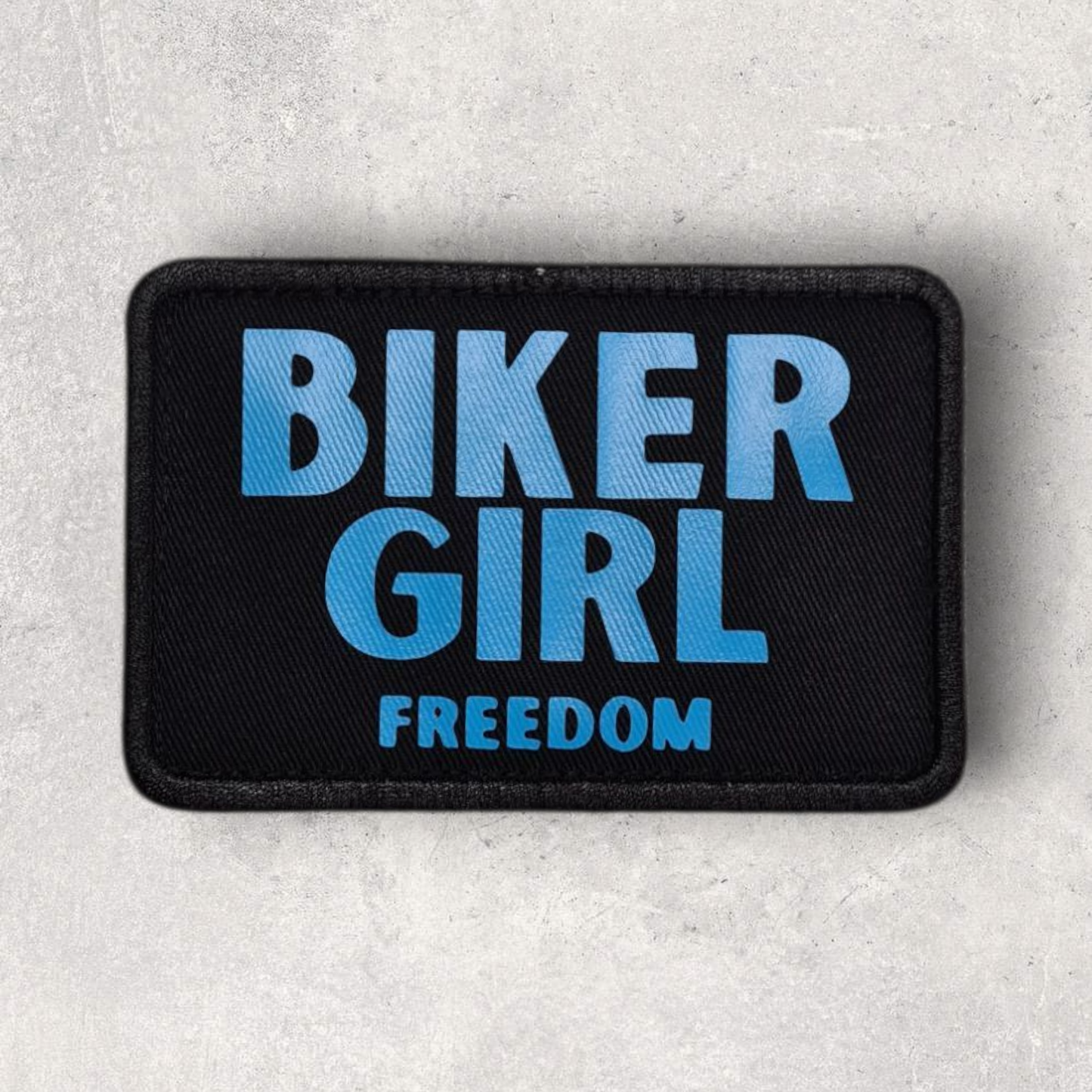 Patch amovible " Biker girl freedom "
