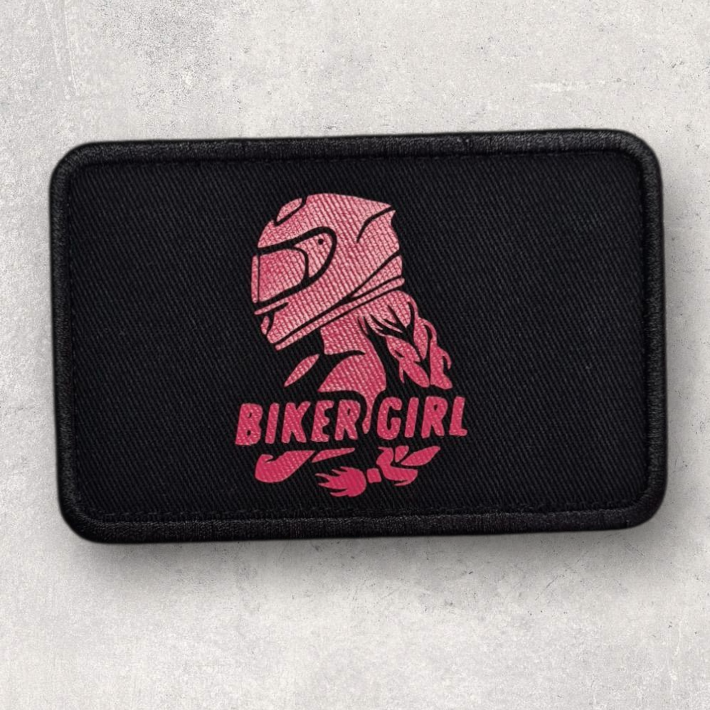 Patch amovible " Biker girl "