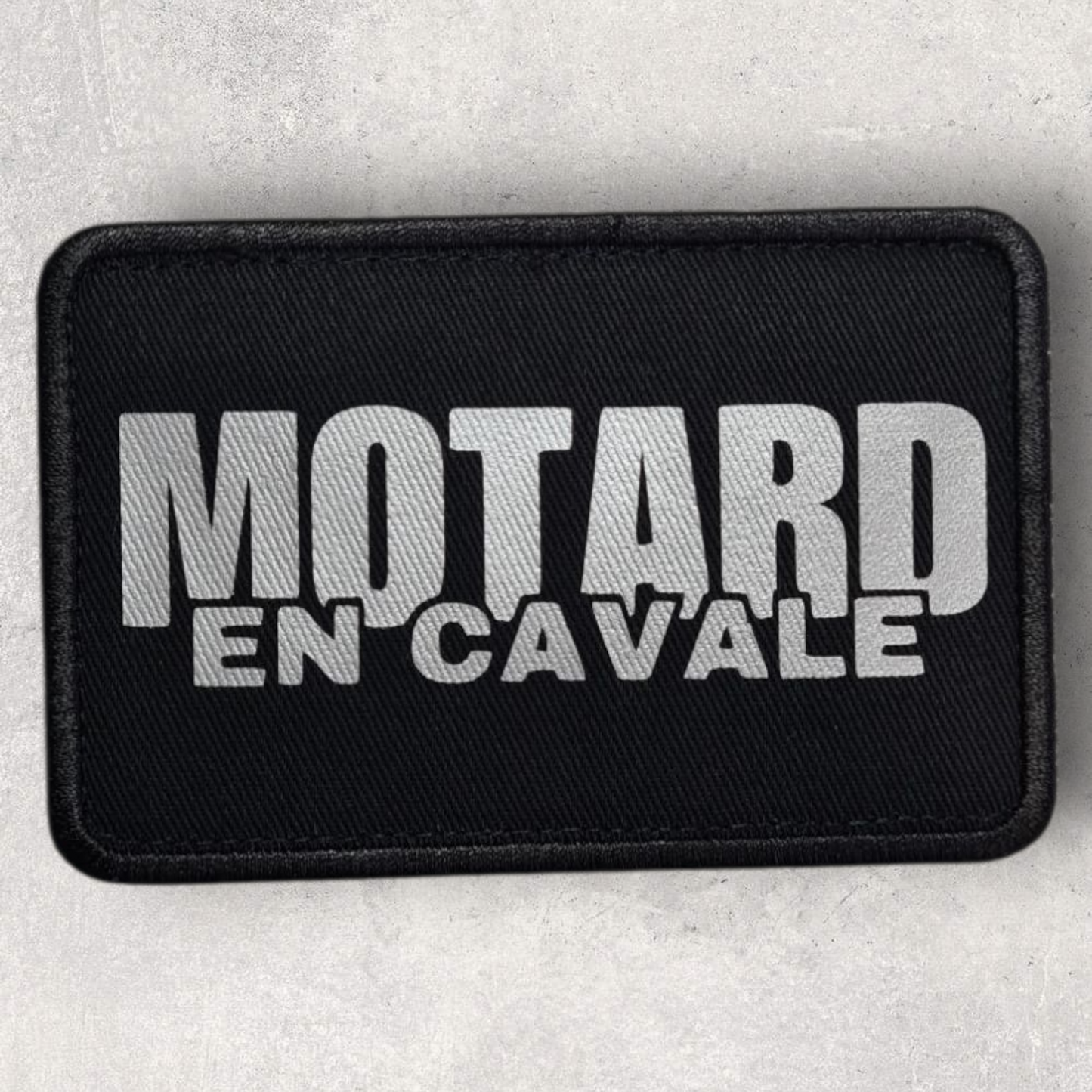 Patch amovible " Motard en cavale "