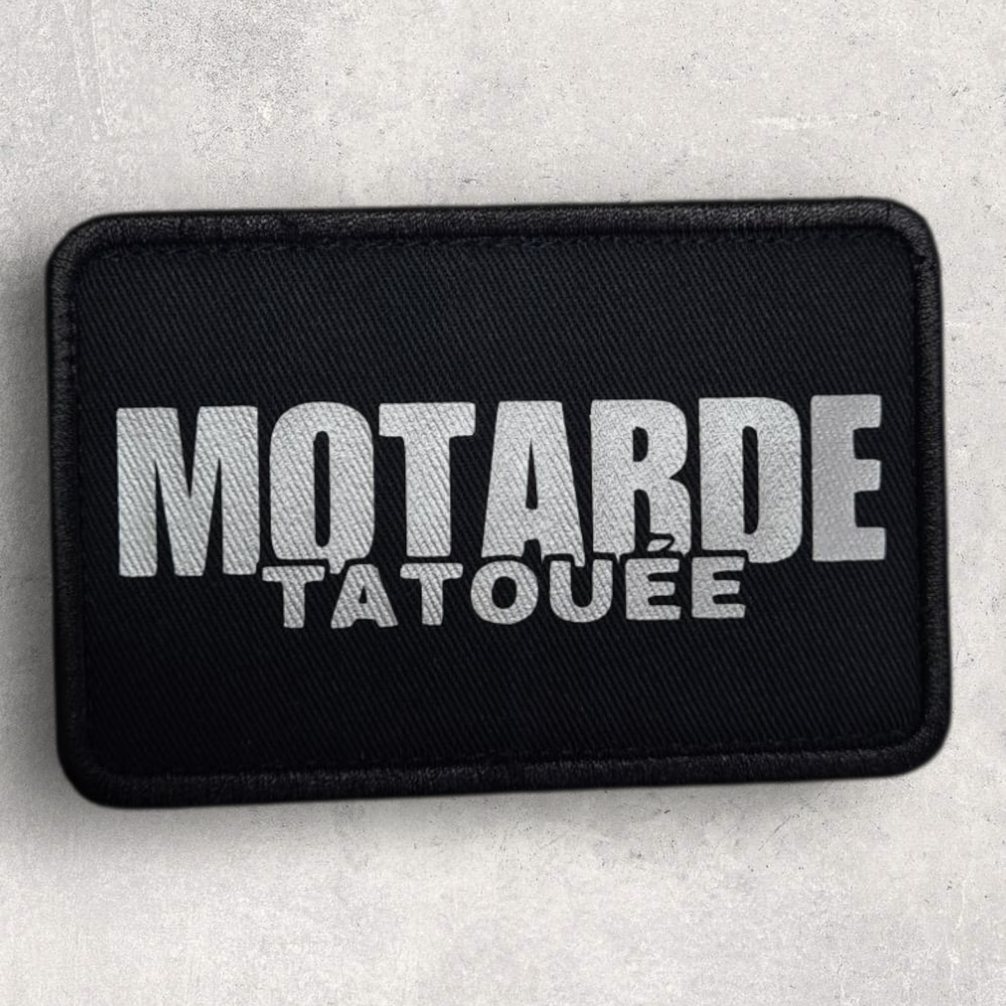 Patch amovible " Motarde tatouée "