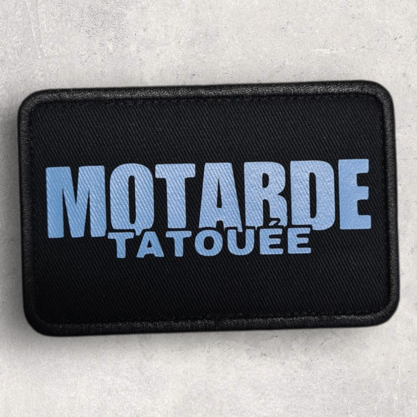 Patch amovible " Motarde tatouée "