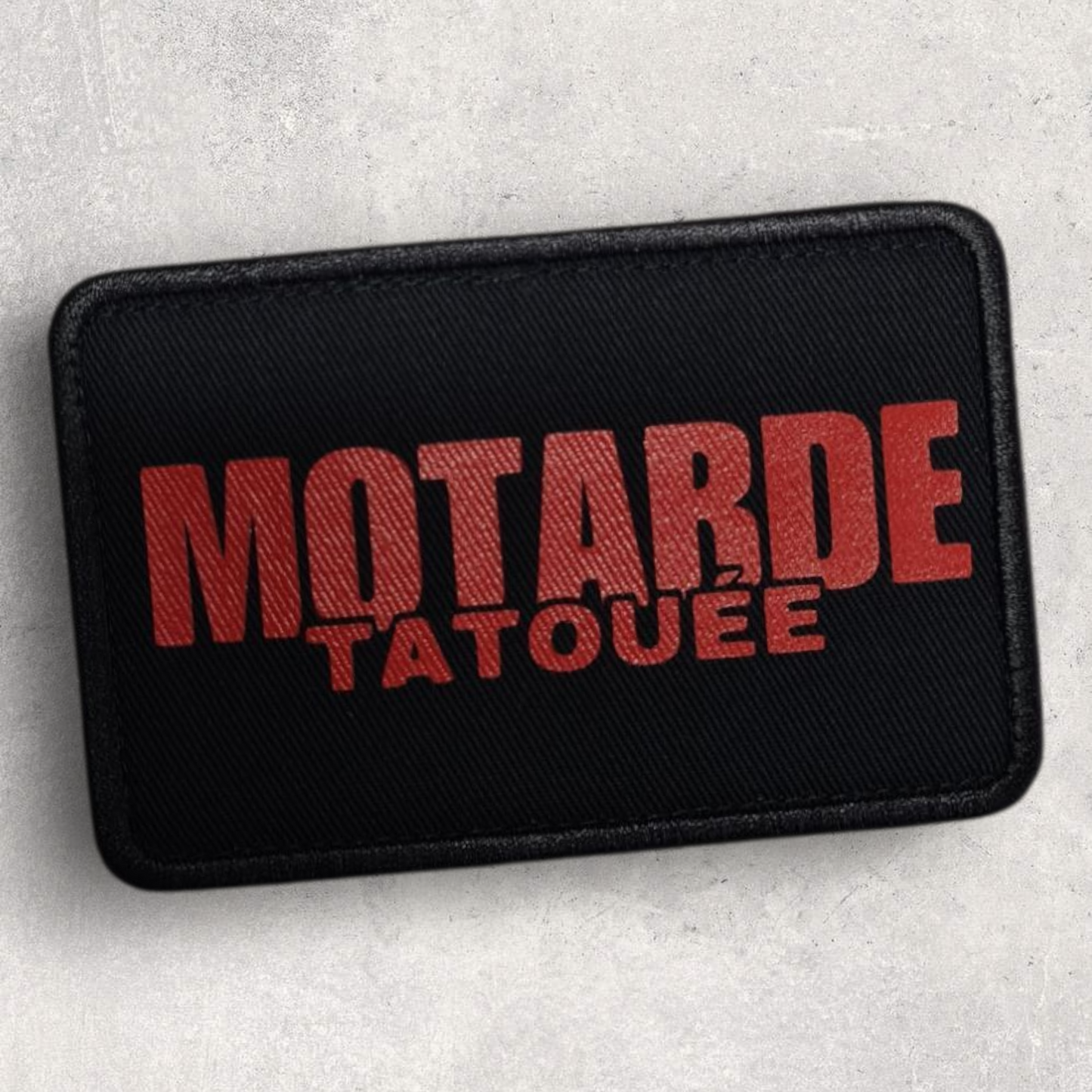 Patch amovible " Motarde tatouée "