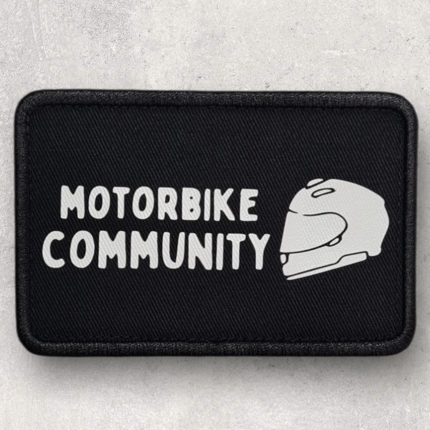 Patch amovible " Motorbike community "