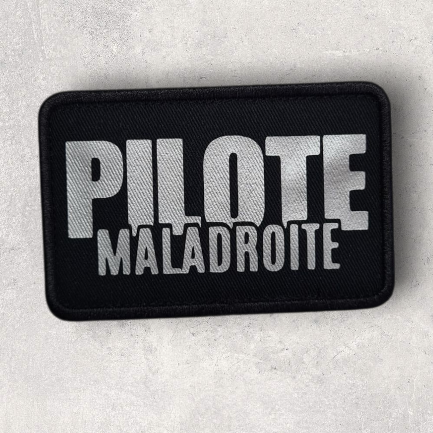 Patch amovible " Pilote maladroite "