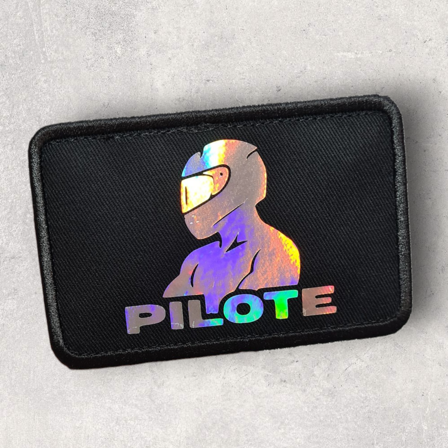 Patch amovible " Pilote " holographique