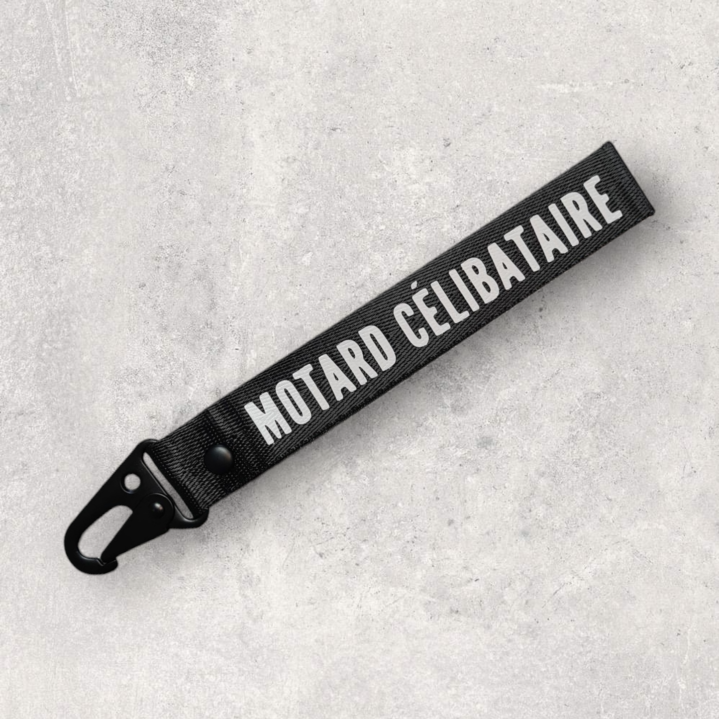 Porte-clés " Motard célibataire "