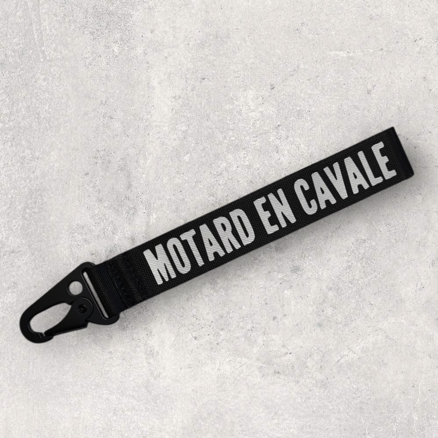 Porte-clés " Motard en cavale "