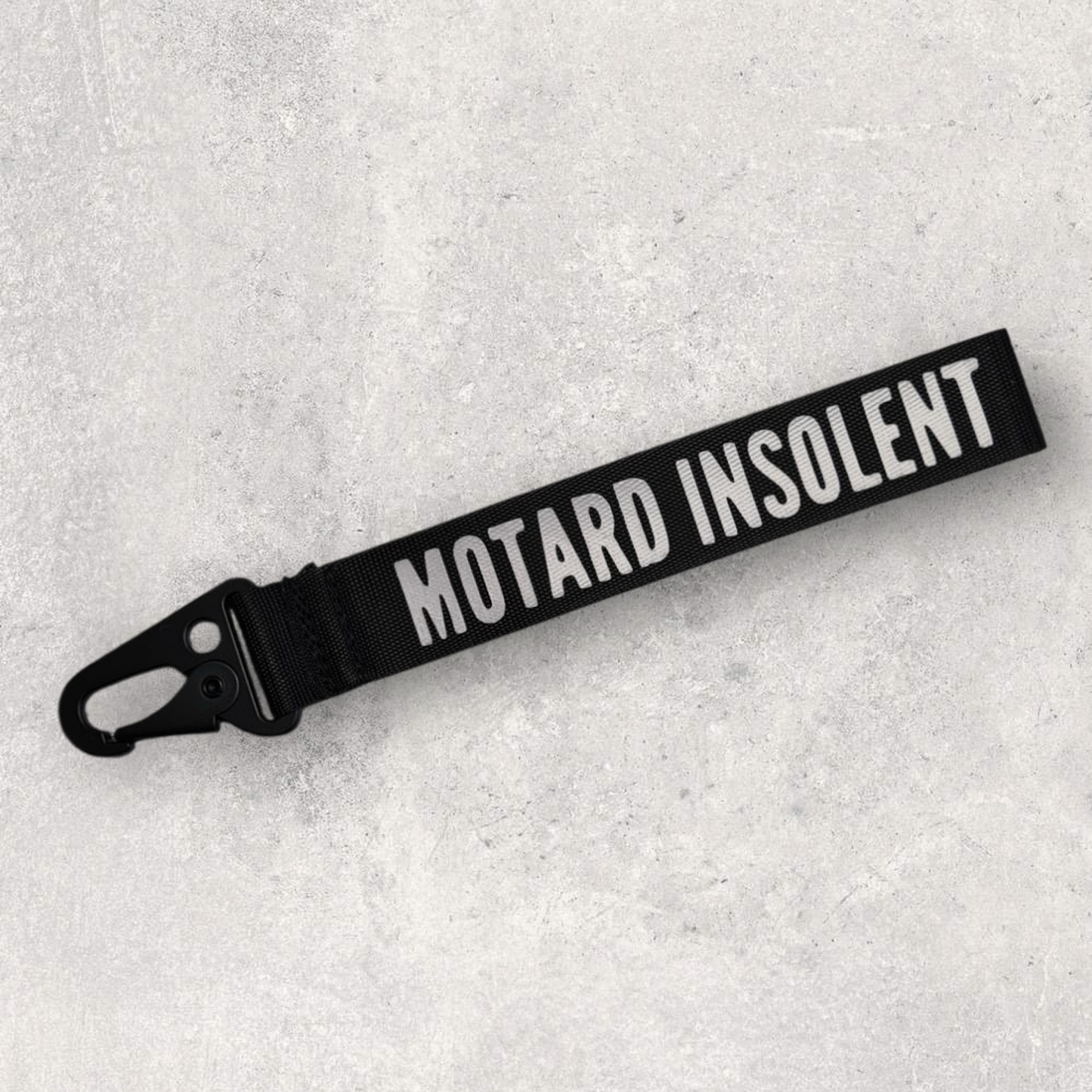 Porte-clés " Motard insolent "