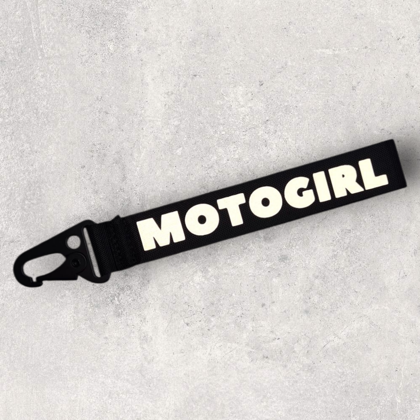 Porte-clés " Motogirl "