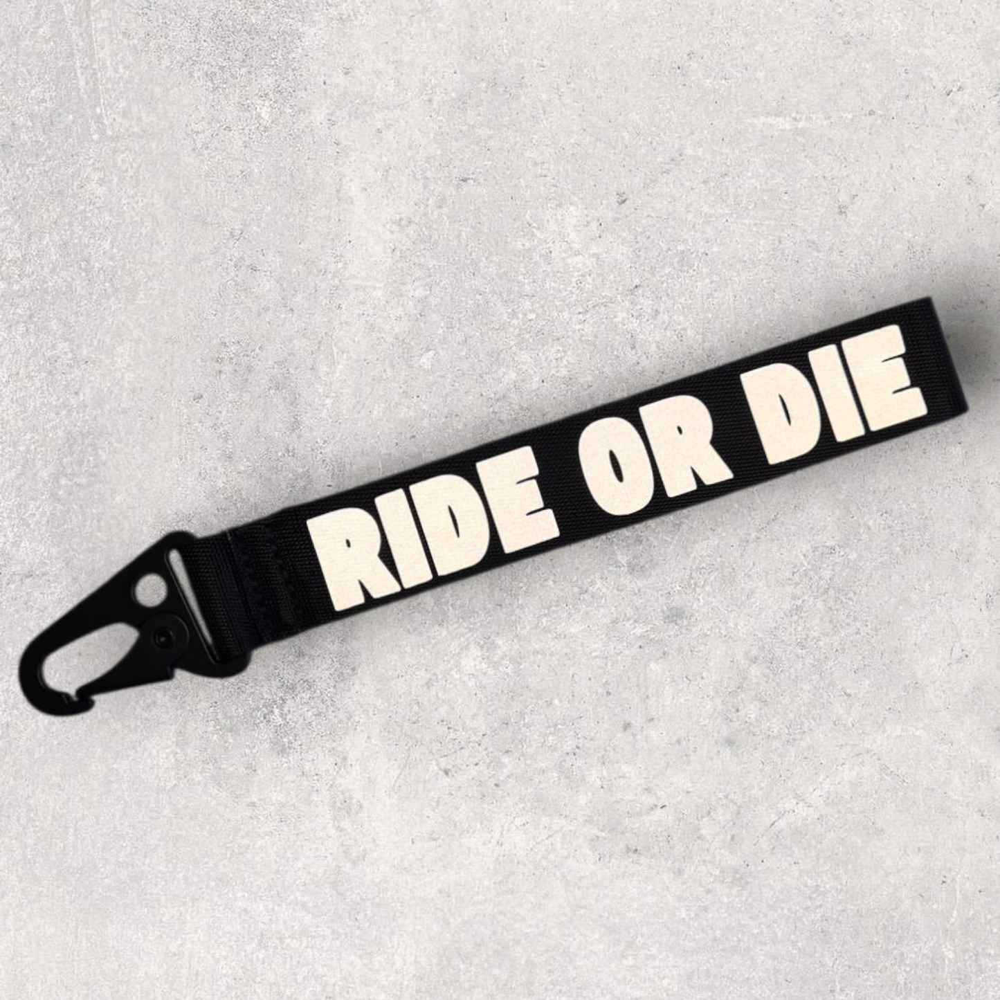Porte-clés " Ride or die "