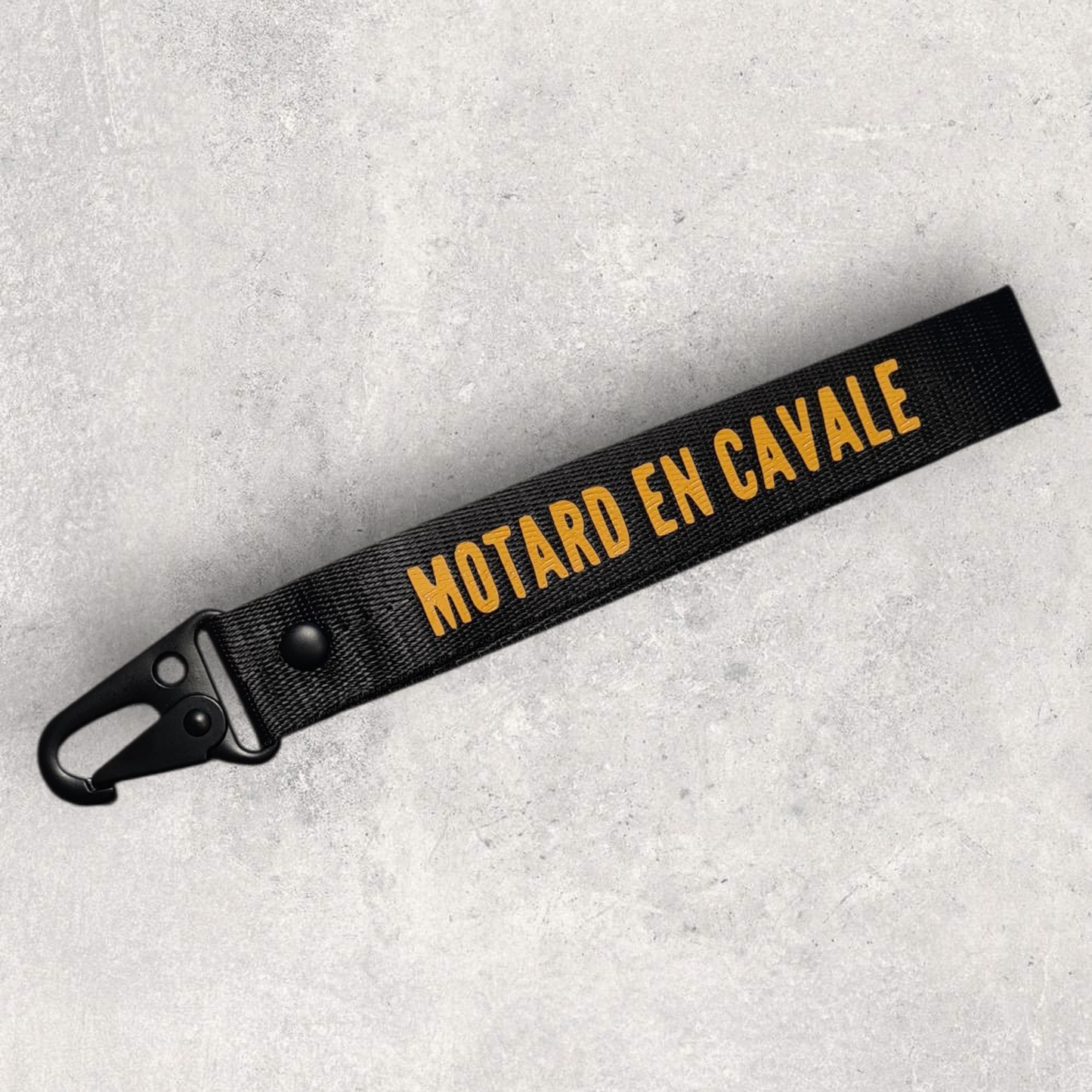 Porte-clés " Motard en cavale "