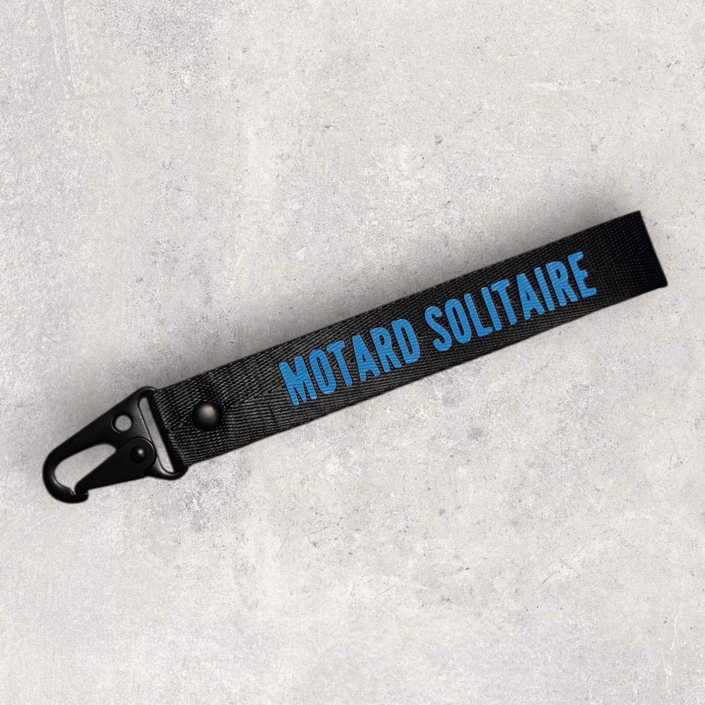 Porte-clés " Motard solitaire "