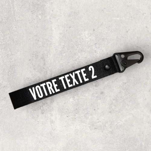 Porte-clés personnalisés 2 faces