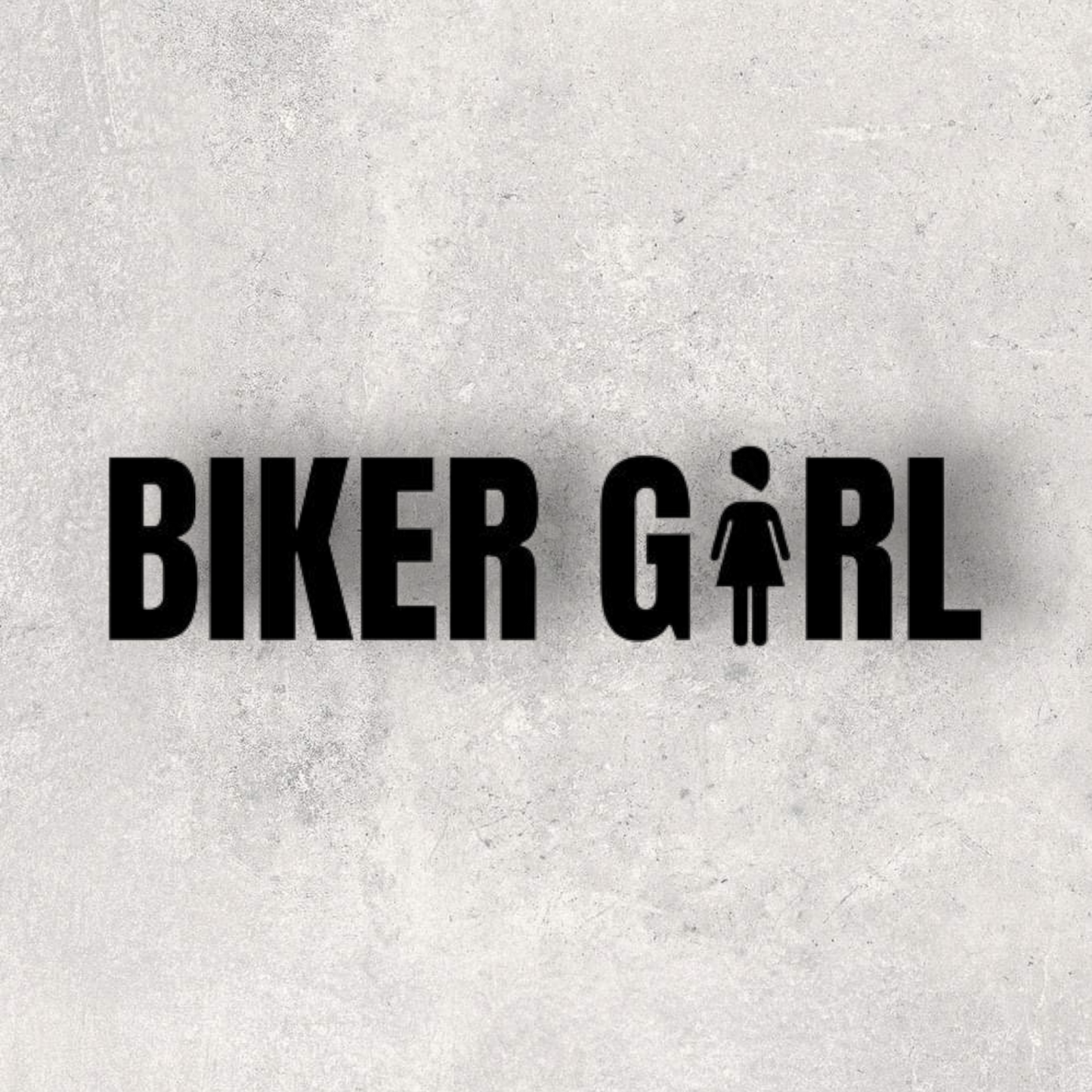Stickers pour motarde " Biker girl "