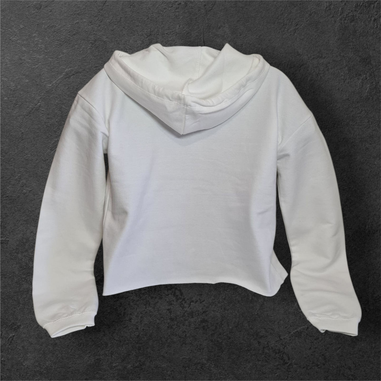 Sweat à capuche court " J'ai pas ton temps, j'ai moto. " pour motarde