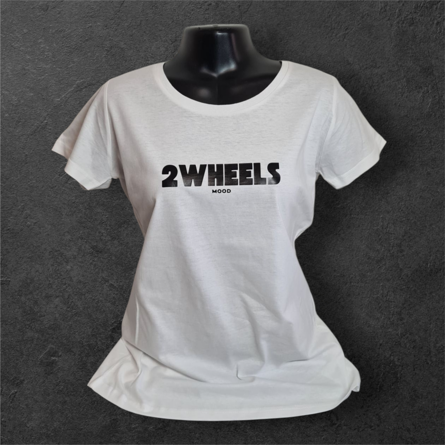 T-shirt blanc " 2wheels mood "