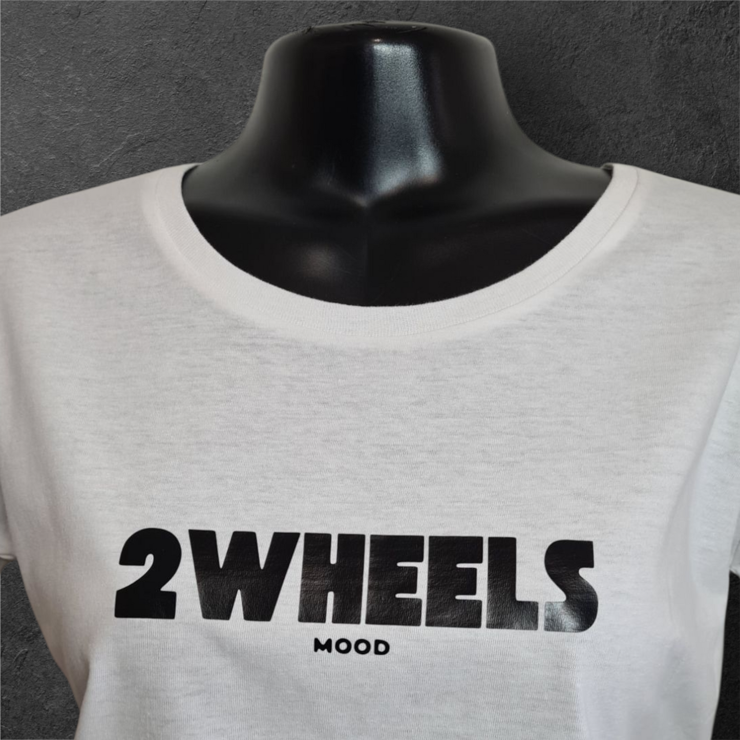 T-shirt blanc " 2wheels mood "