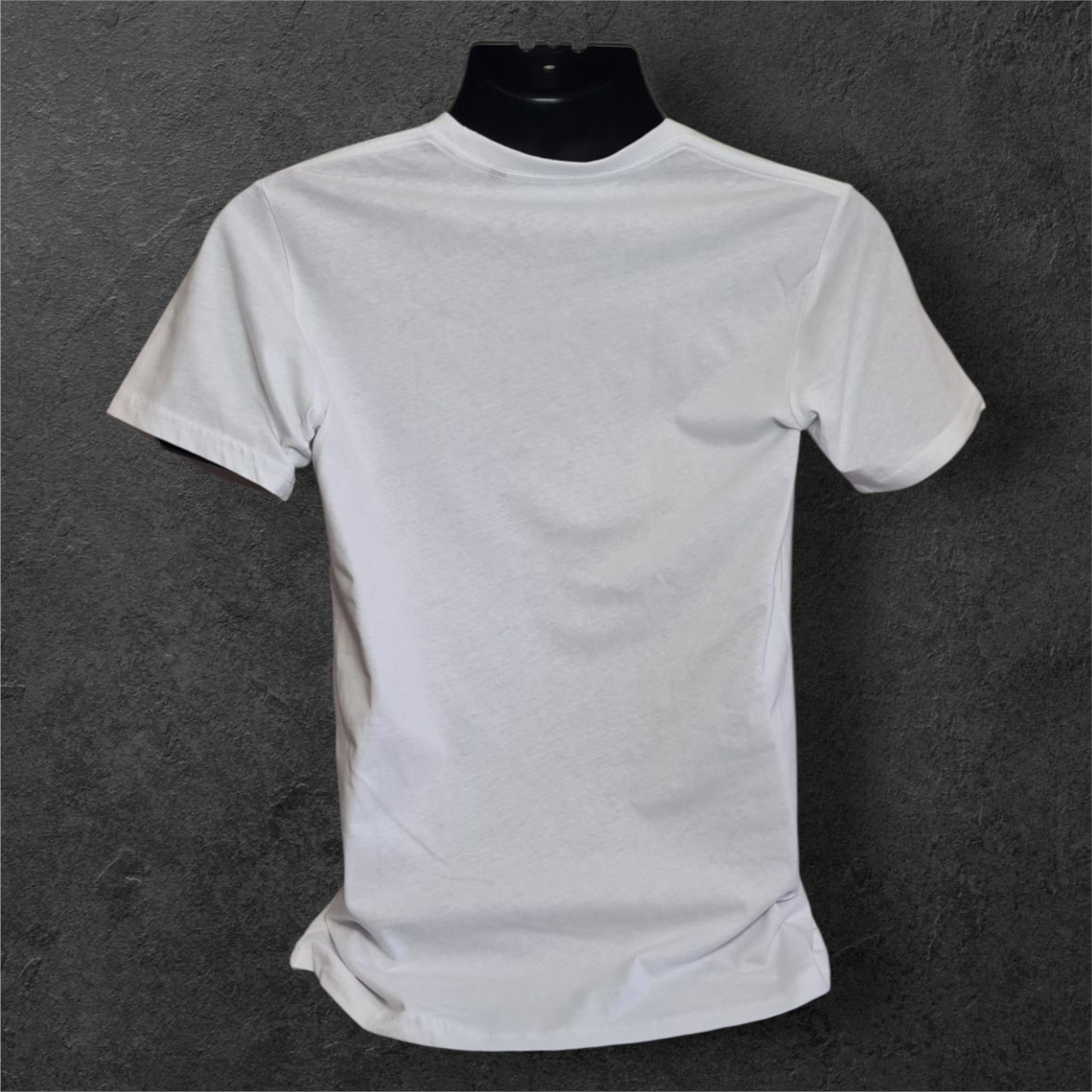 T-shirt blanc à manche courte " Motorbike "