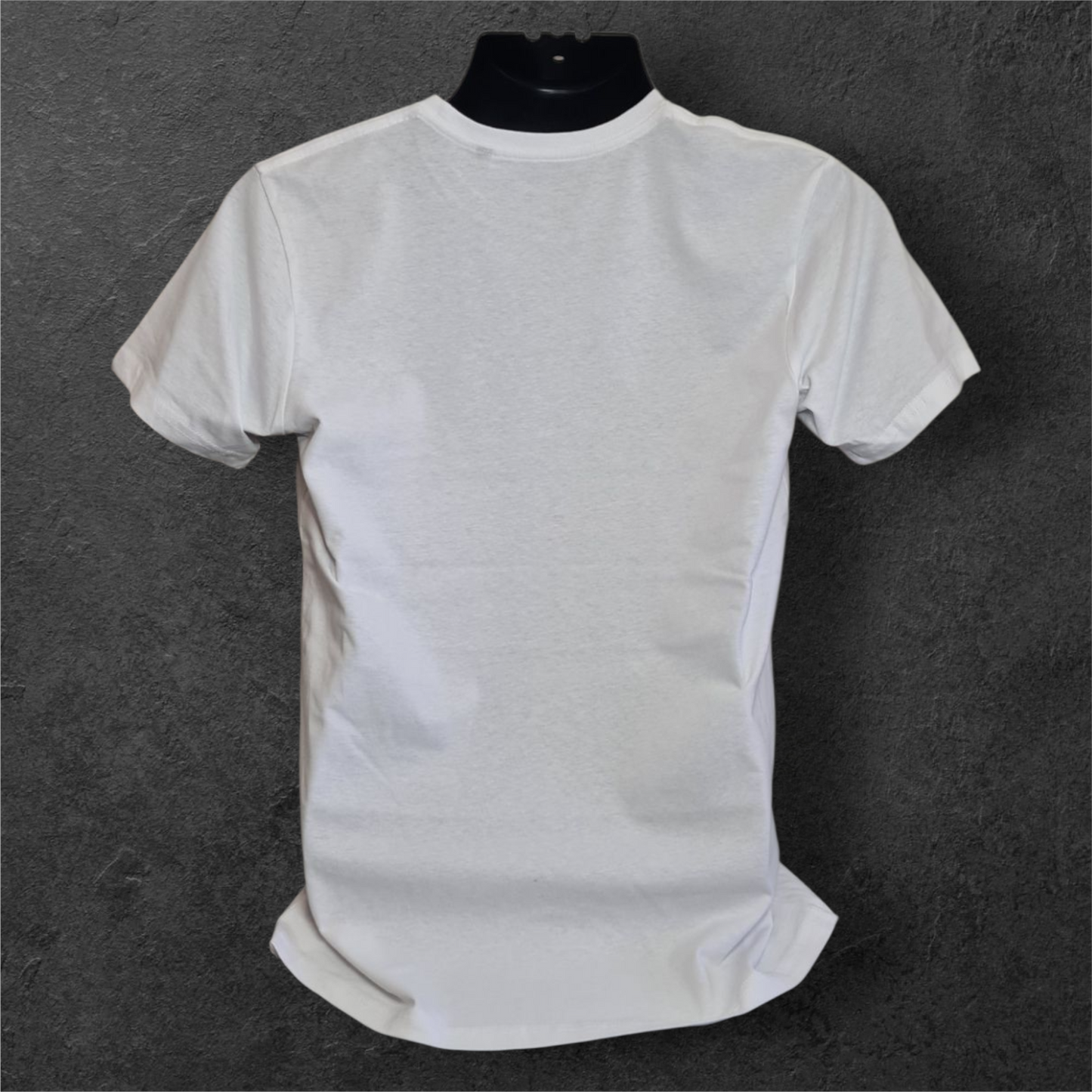 T-shirt blanc à manche courte homme " Motorbike " gris velours