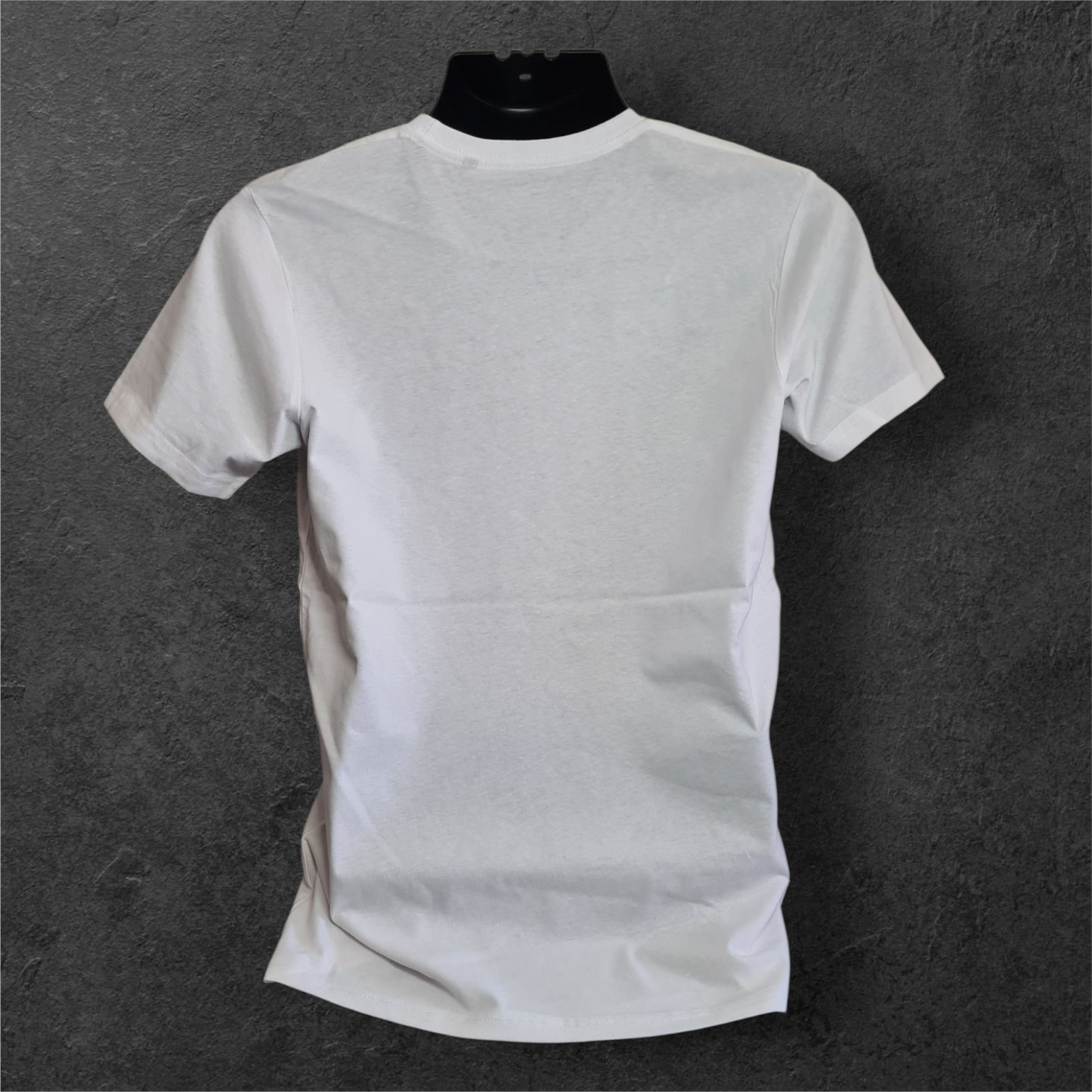 T-shirt blanc à manche courte homme " Chaud de la moto "