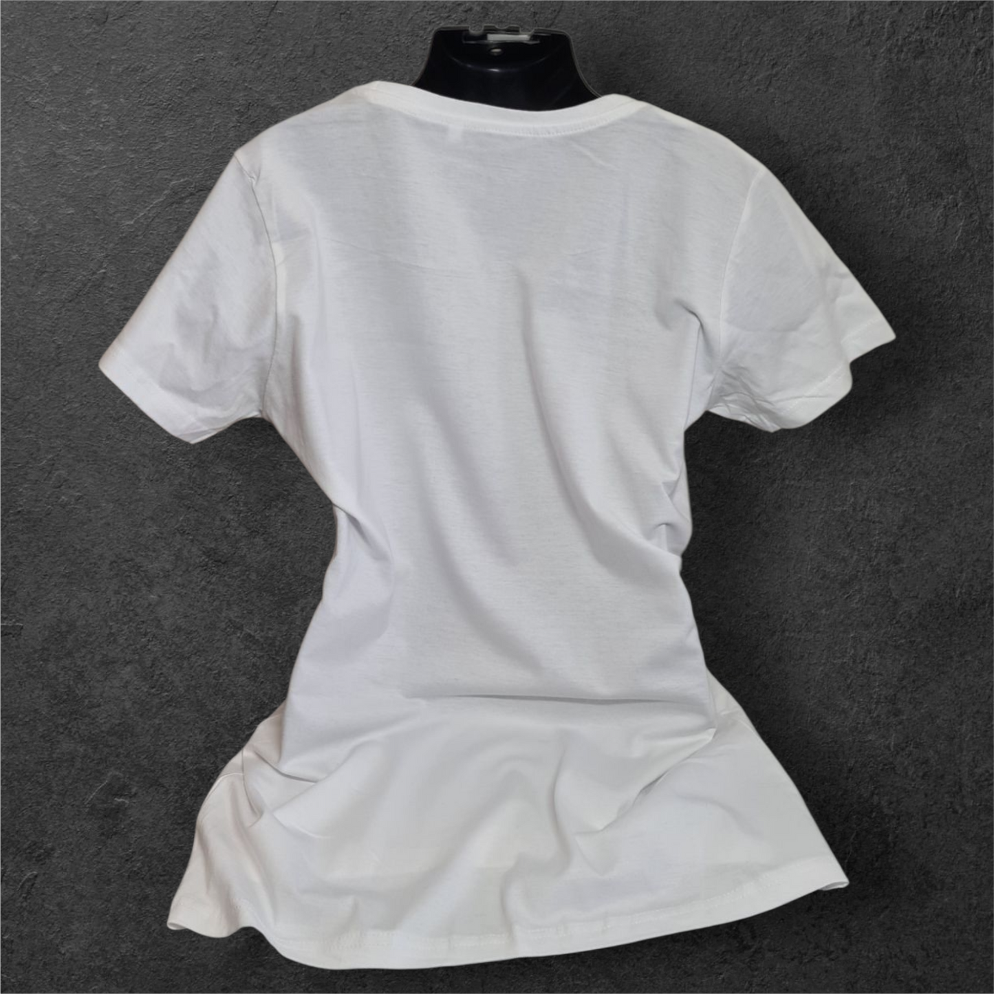 T-shirt blanc femme " Biker girl freedom " pour motarde