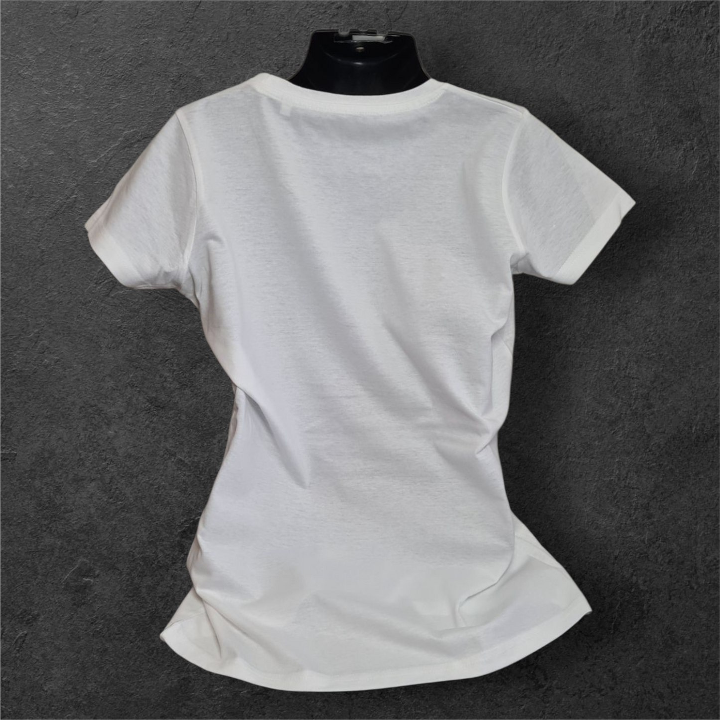 T-shirt blanc femme à manche courte carbone " Rideuse et râleuse " humour
