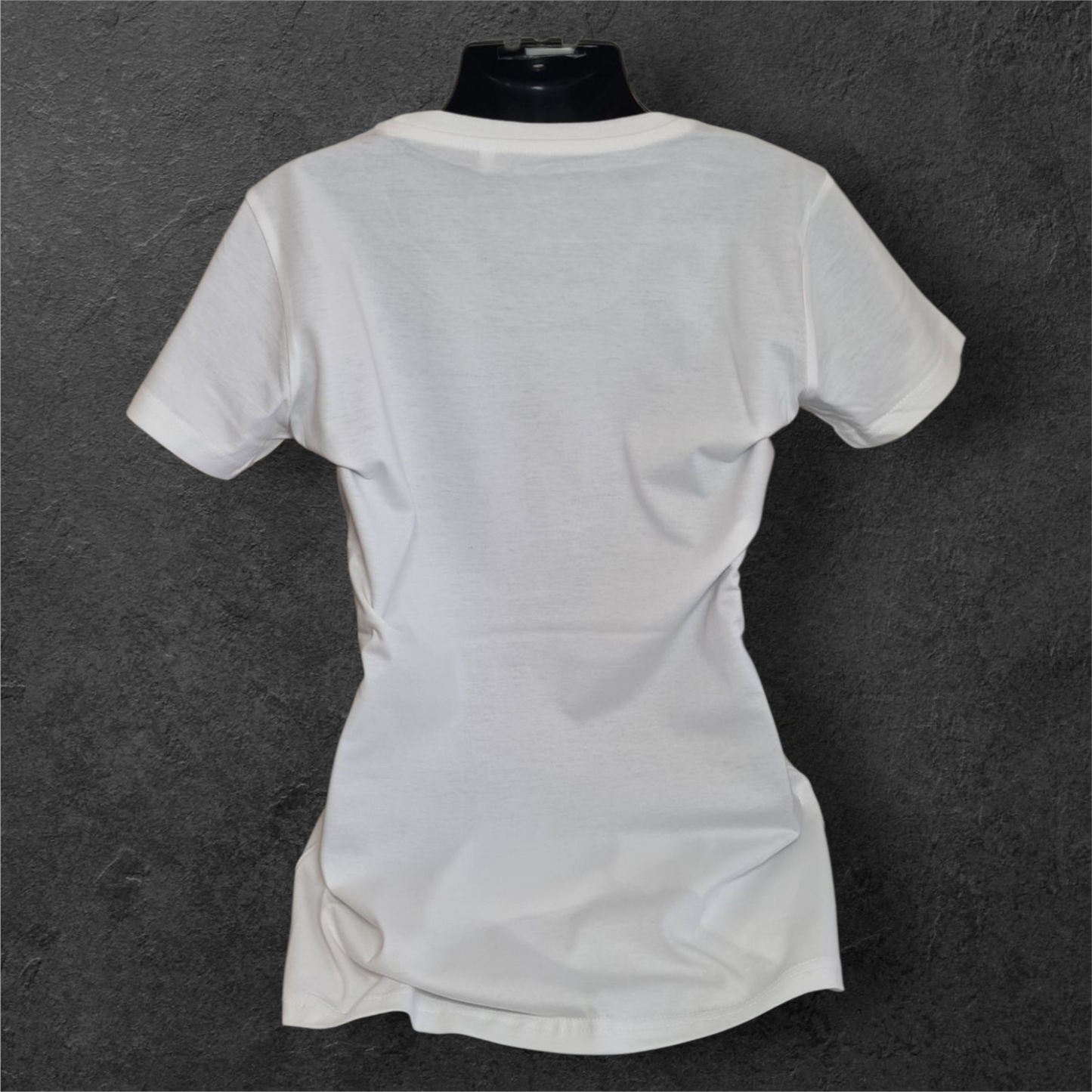 T-shirt blanc femme à manche courte " motorbike 2wheels "