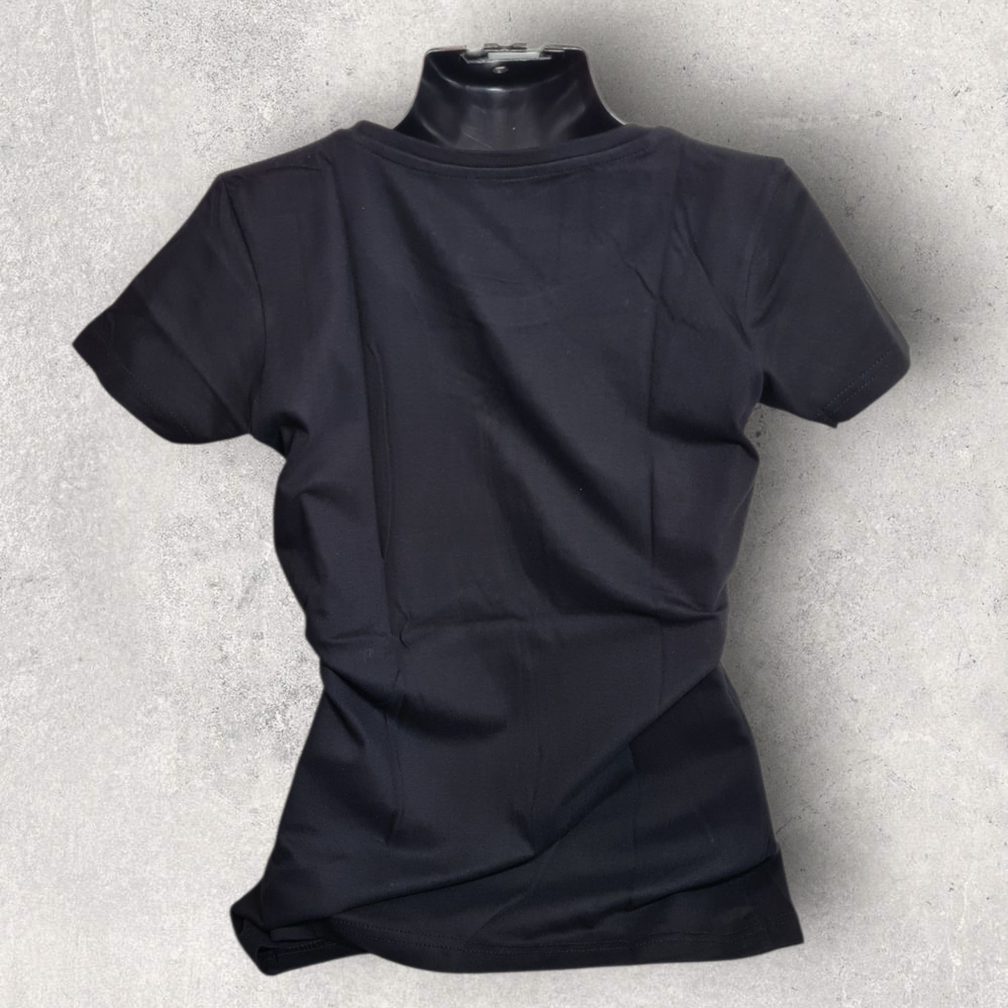 T-shirt noir " Je roule mieux que je ne me gare. "