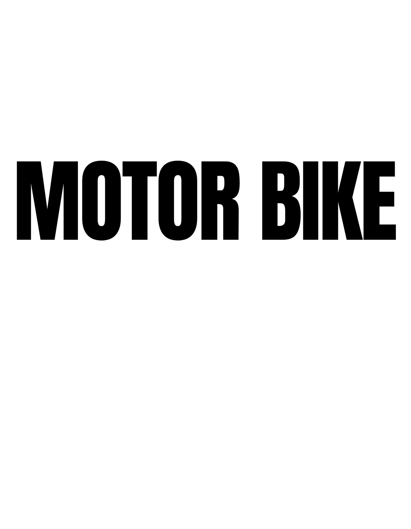 Stickers MOTOR BIKE