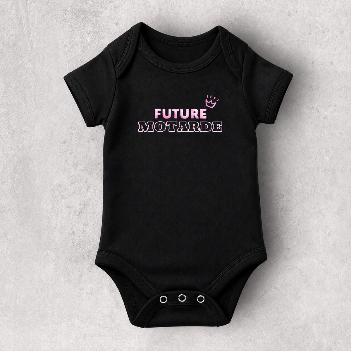 Body bébé fille " Future motarde "