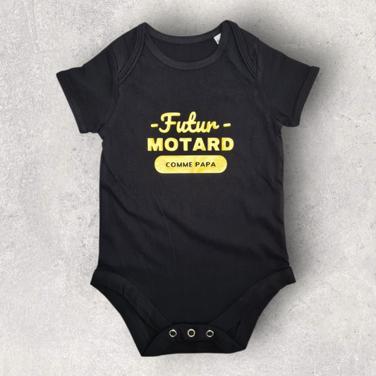 Body bébé " Futur motard comme papa "