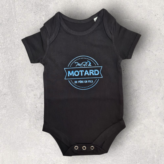 Body bébé garçon " Motard de père en fils "