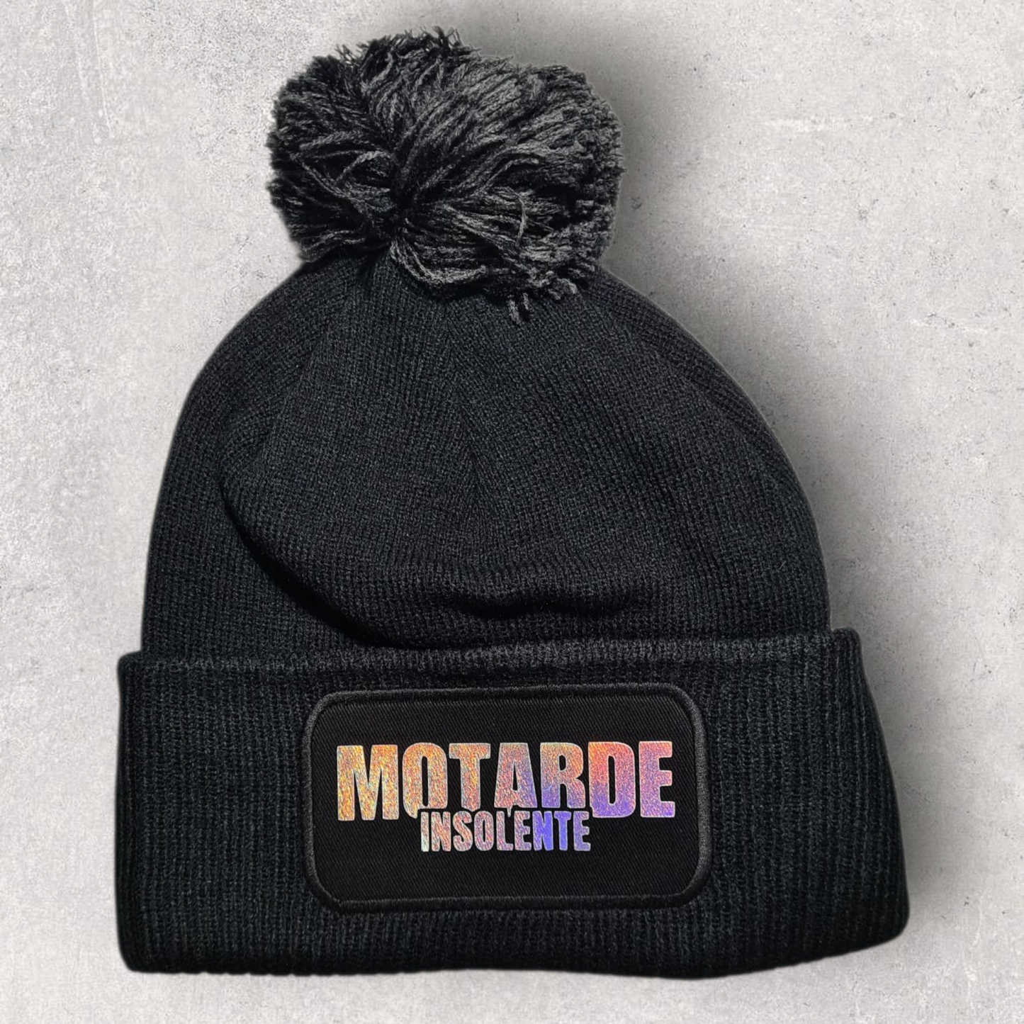 Bonnet " Motarde insolente " holographique