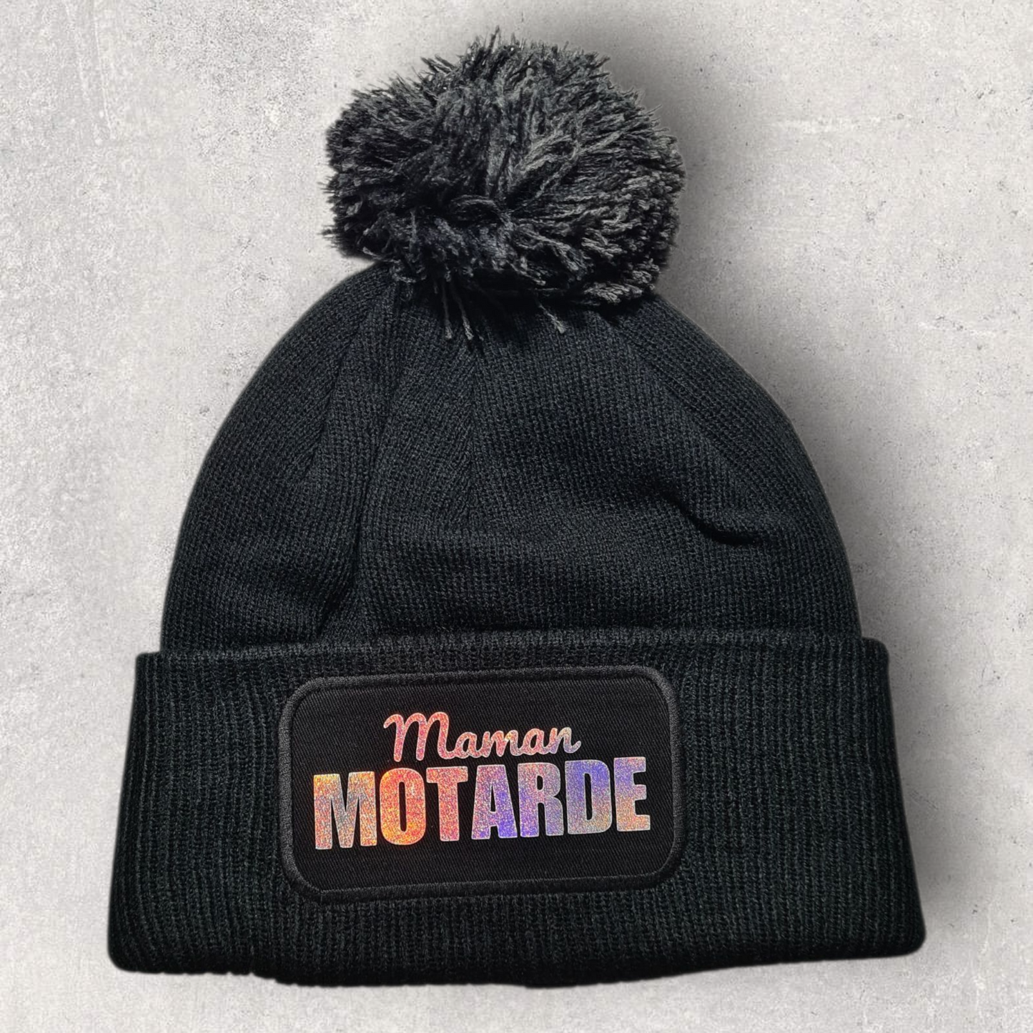 Bonnet " Maman motarde " holographique