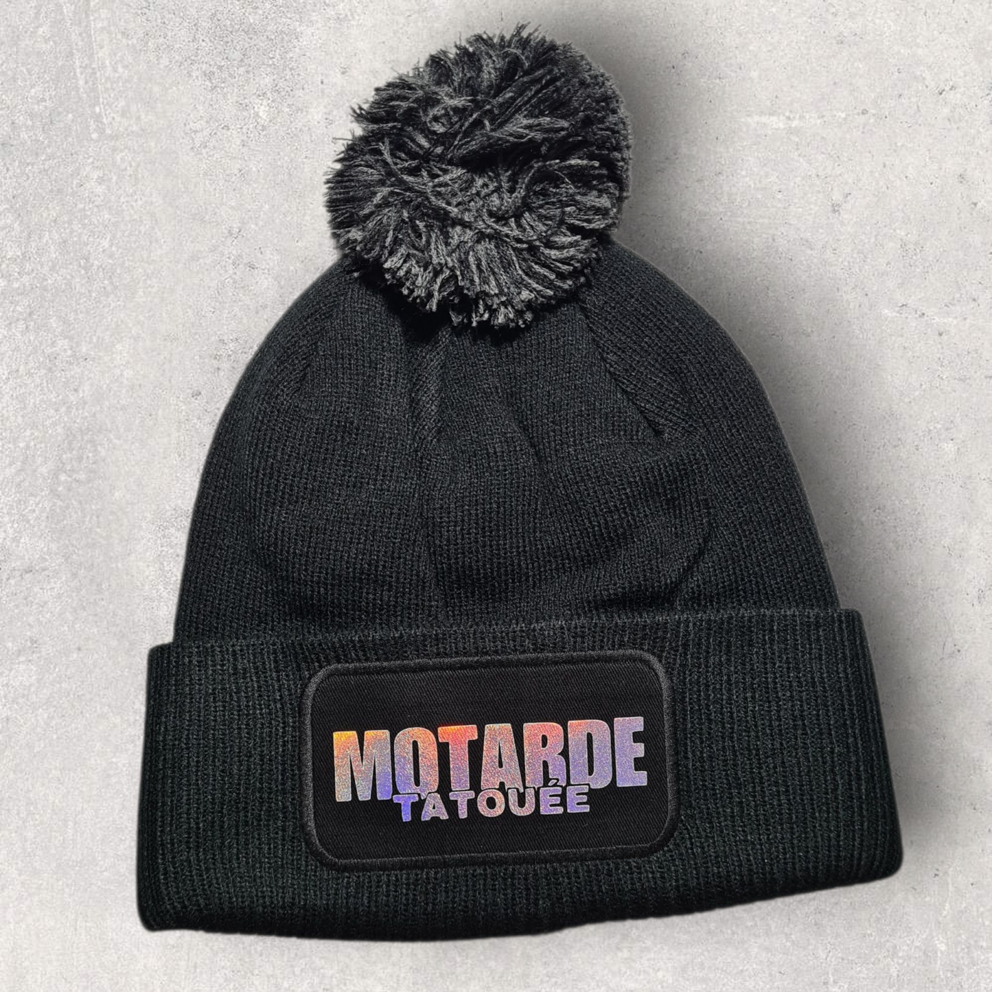 Bonnet " Motarde tatouée " holographique