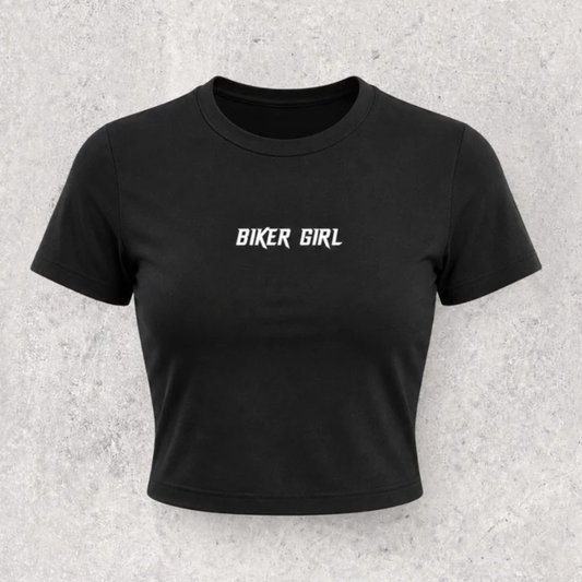 Crop top " Biker girl "