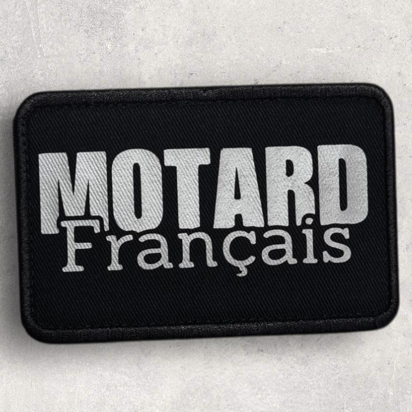Patch amovible " Motard Français "