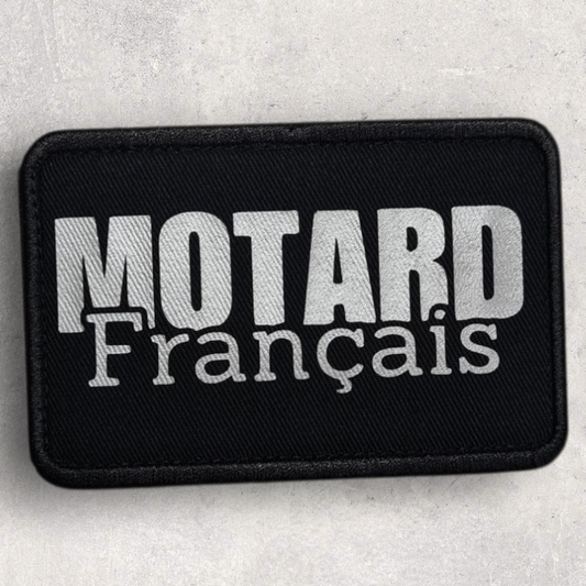 Patch amovible " Motard Français "
