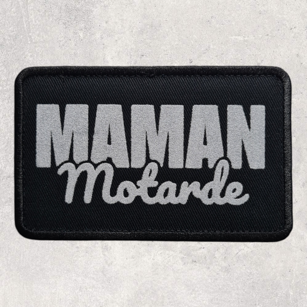 Patch amovible " Maman motarde "